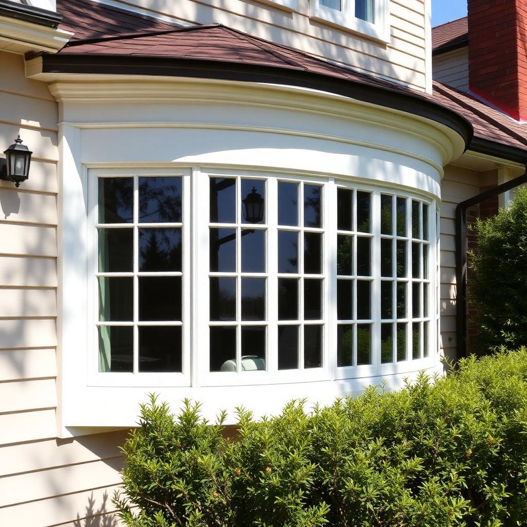 Bay window on residential home